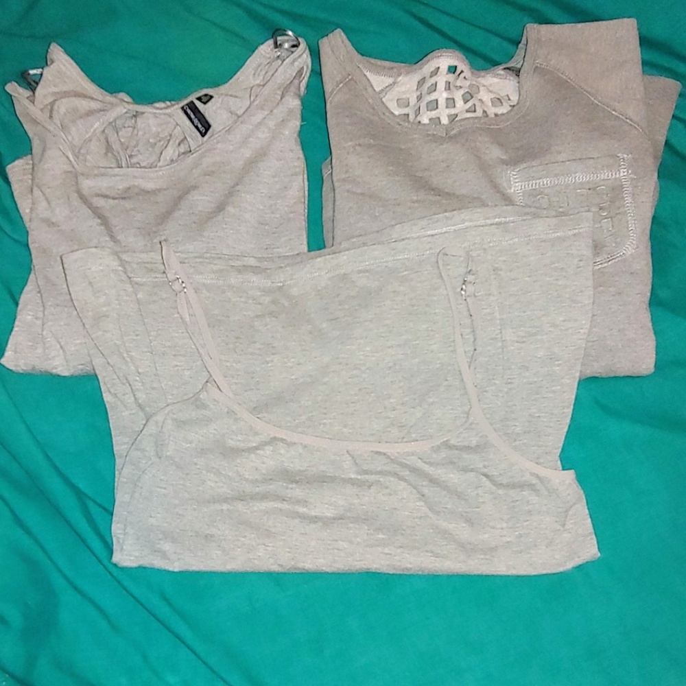 3 Gray Shirts